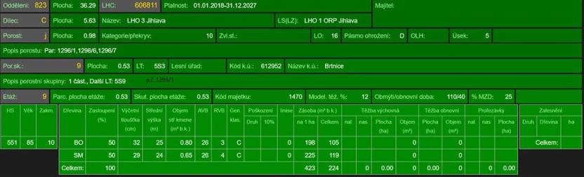 Prodej lesa, Brtnice, 14739 m2