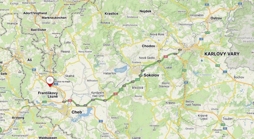 Prodej pozemku, Františkovy Lázně, 2500 m2