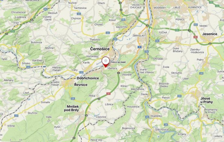 Prodej pozemku, Všenory, 601 m2