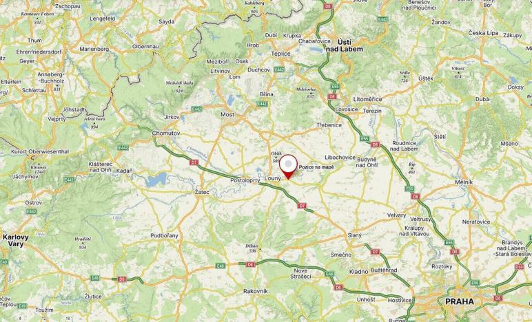 Prodej pozemku, Černčice, 621 m2