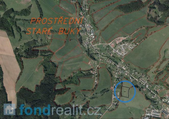 Prodej pole, Staré Buky, 10957 m2