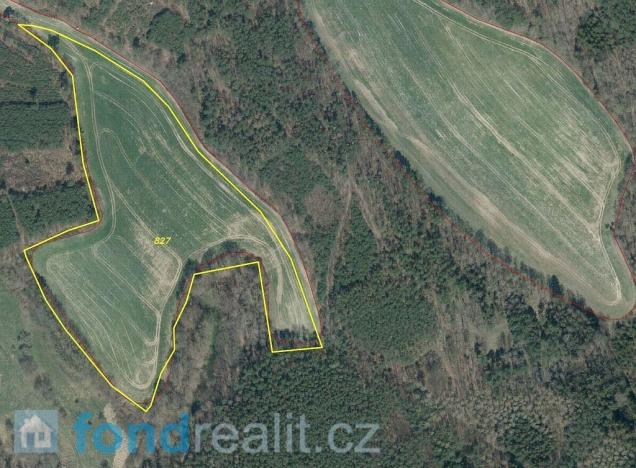 Prodej pole, Blíževedly, 52791 m2
