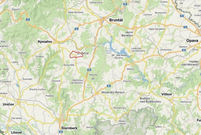 Prodej pozemku, Břidličná - Vajglov, 315 m2