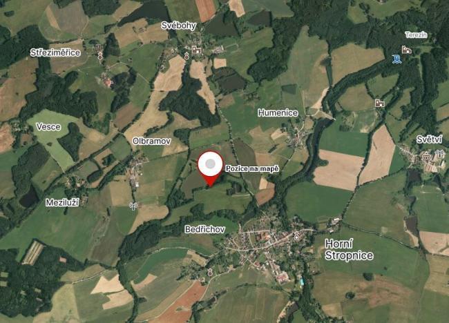 Prodej pozemku, Horní Stropnice - Svébohy, 1287 m2