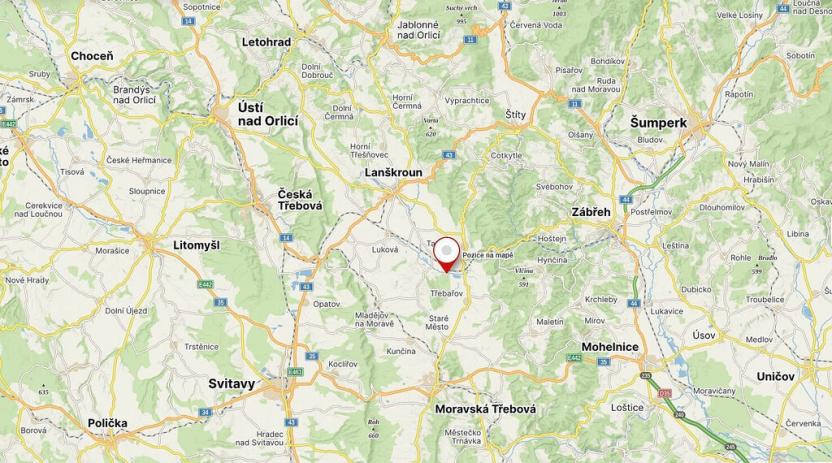 Prodej pozemku, Třebařov, 1031 m2