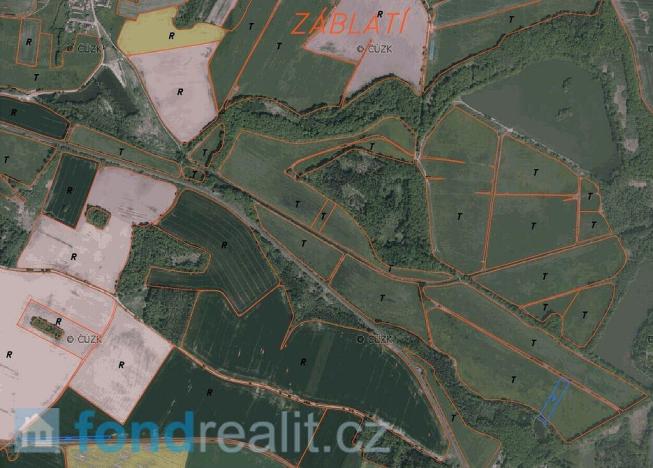 Prodej pole, Dříteň - Záblatí, 949 m2