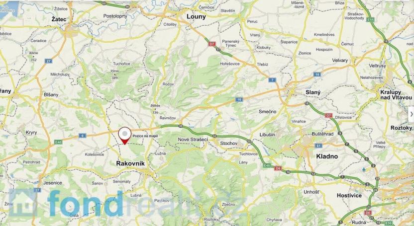 Prodej pole, Chrášťany, 640 m2