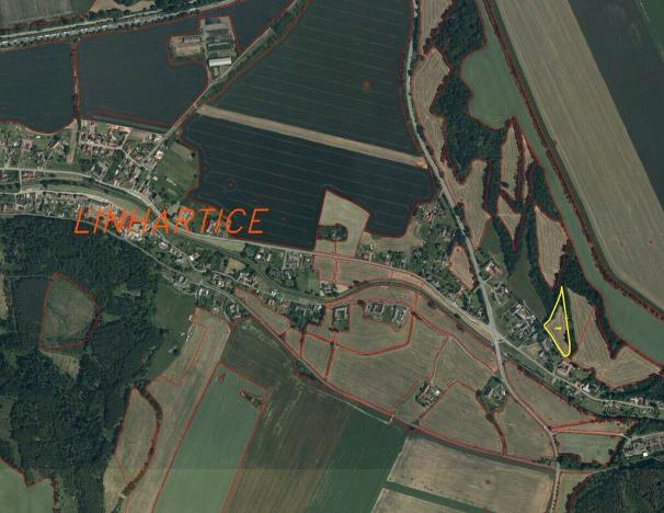 Prodej pozemku, Linhartice, 7394 m2