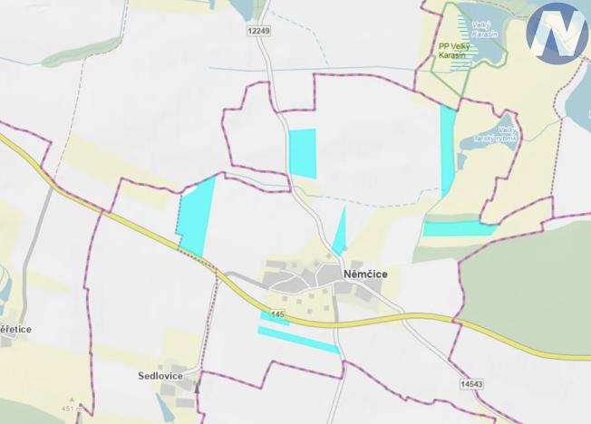 Prodej podílu pole, Němčice, 182831 m2