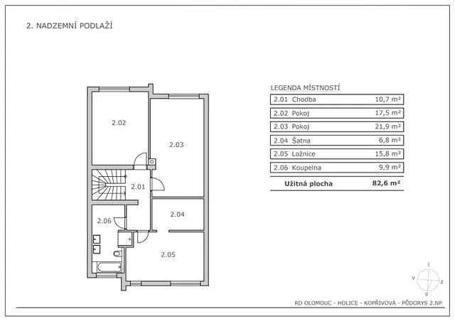 Prodej rodinného domu, Olomouc, Kopřivová, 162 m2