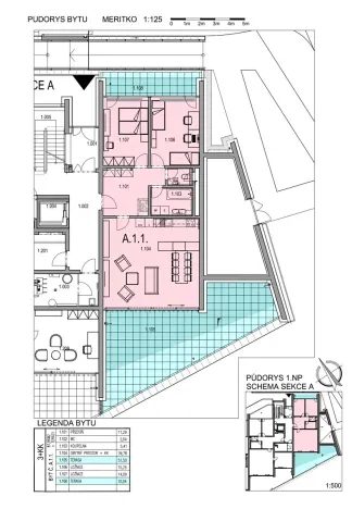 Pronájem bytu 3+kk, Olomouc, Lazecká, 88 m2