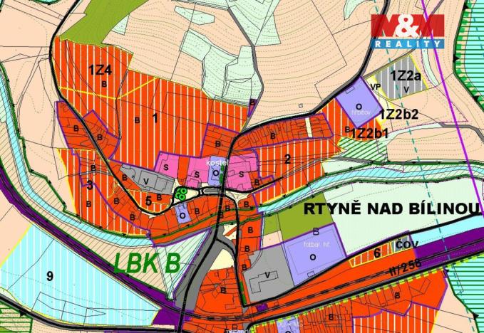Prodej pozemku pro bydlení, Rtyně nad Bílinou, 1845 m2