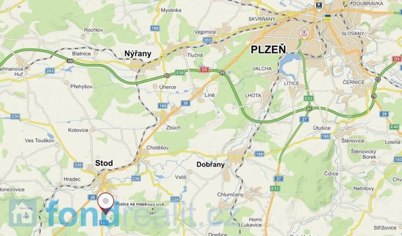 Prodej pozemku, Stod, 322 m2