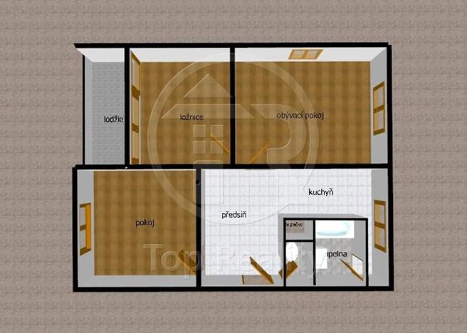 Prodej bytu 3+1, Chodov, U Koupaliště, 67 m2