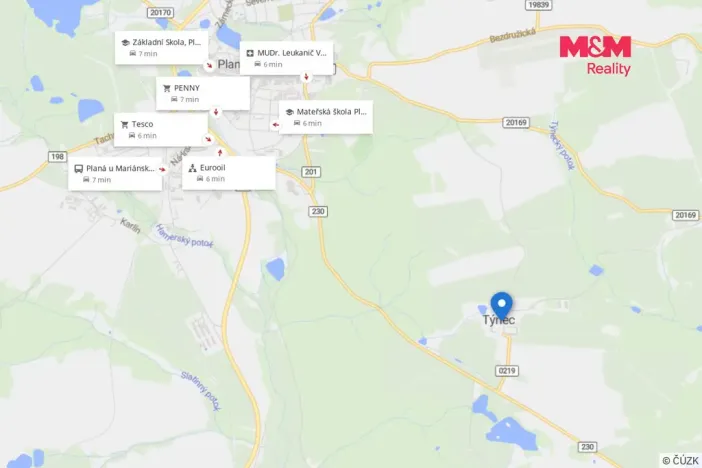 Prodej rodinného domu, Planá - Týnec, 252 m2