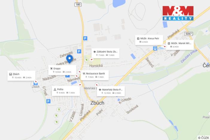 Pronájem rodinného domu, Zbůch, Petra Bezruče, 78 m2