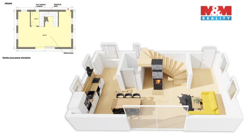 Prodej rodinného domu, Skalná - Zelená, 108 m2