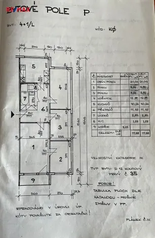 Prodej bytu 4+1, Praha - Černý Most, Generála Janouška, 77 m2