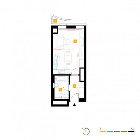 Pronájem bytu 1+kk, Praha - Stodůlky, Mukařovského, 30 m2