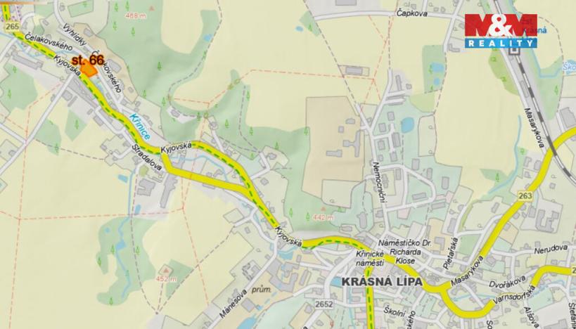 Prodej pozemku pro bydlení, Krásná Lípa, 2010 m2