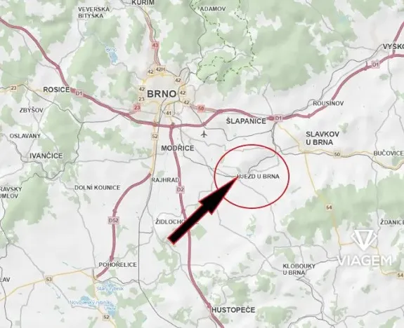 Prodej komerčního pozemku, Újezd u Brna, 2166 m2
