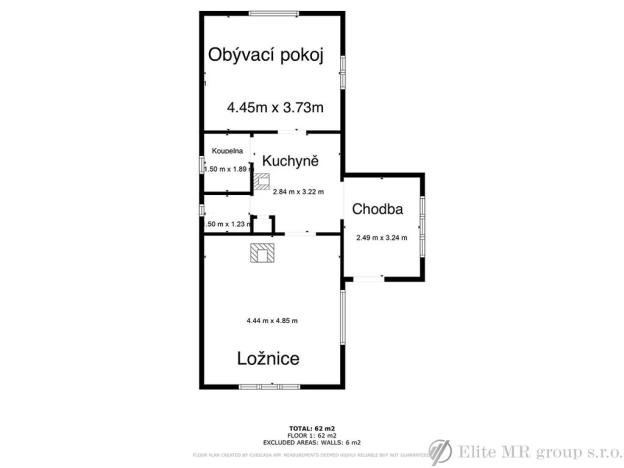 Prodej rodinného domu, Bačalky, 62 m2