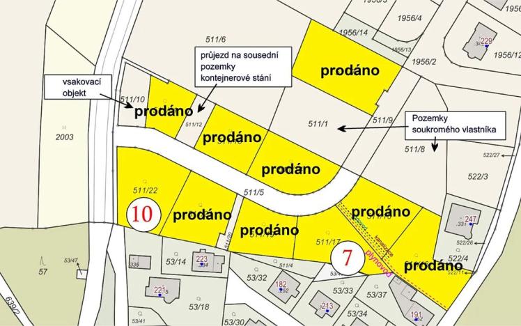 Prodej pozemku pro bydlení, Havlíčkův Brod, 859 m2