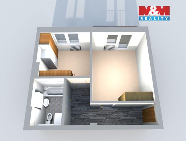 Pronájem bytu 1+1, Ralsko - Kuřívody, 33 m2