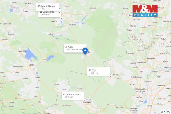 Pronájem bytu 1+1, Ralsko - Kuřívody, 33 m2