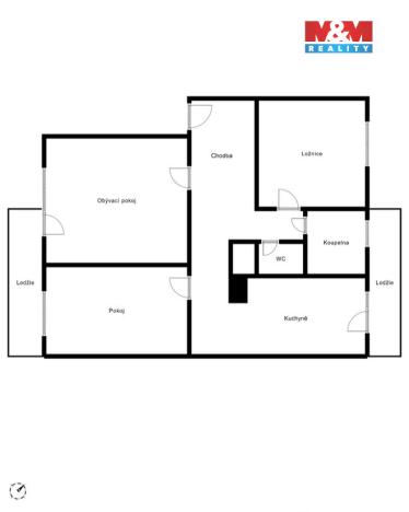 Prodej bytu 3+1, Milotice, Rafanda, 80 m2