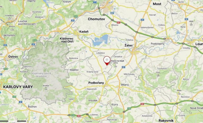 Prodej pozemku, Podbořany - Kněžice, 1801 m2