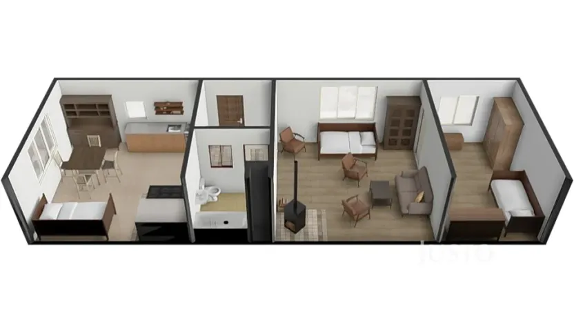 Prodej rodinného domu, Dobev, 64 m2