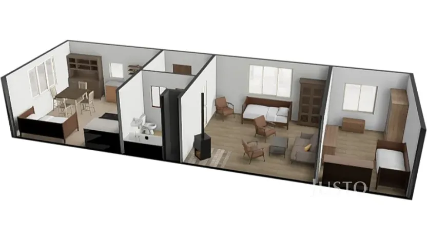 Prodej rodinného domu, Dobev, 64 m2