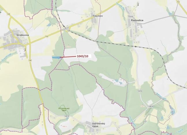 Dražba lesa, Stehlovice, 11078 m2