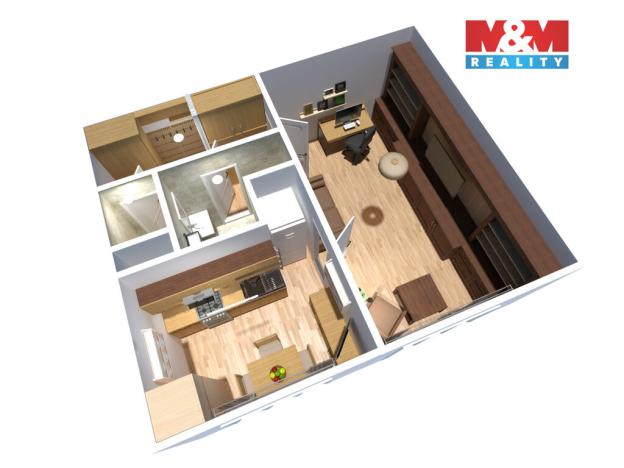 Prodej bytu 1+1, Praha - Libeň, náměstí Na Balabence, 31 m2