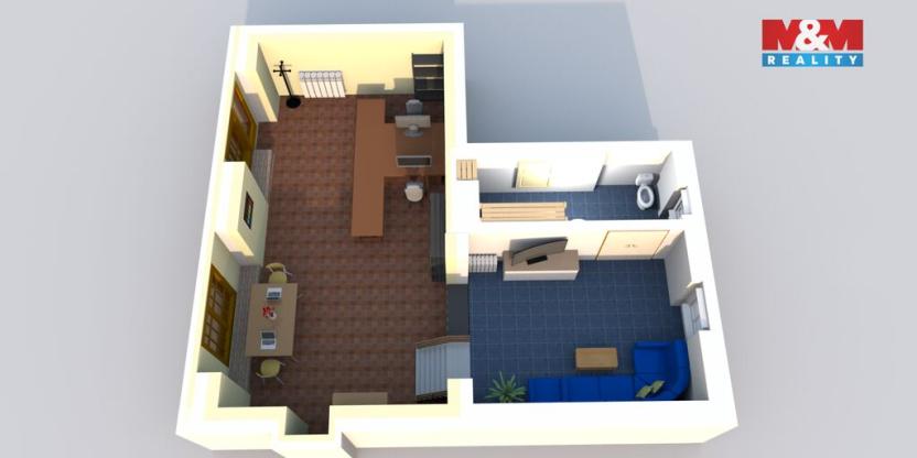 Pronájem obchodního prostoru, Kolín - Kolín III, Legerova, 61 m2