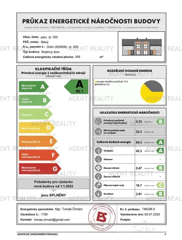 Prodej rodinného domu, Slaný, 312 m2