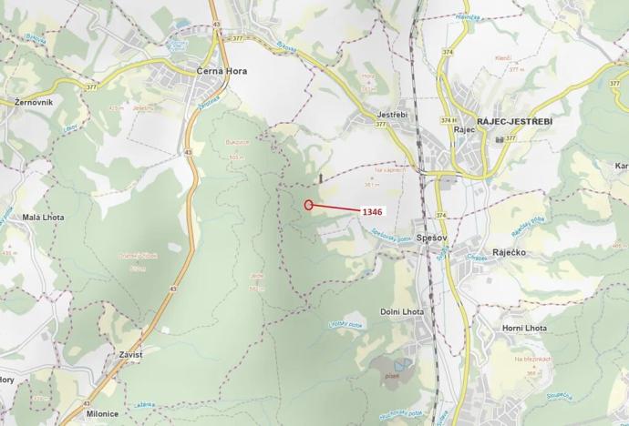 Dražba lesa, Spešov, 135 m2