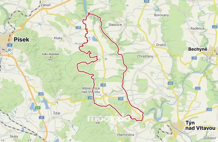 Prodej pole, Albrechtice nad Vltavou, 47819 m2