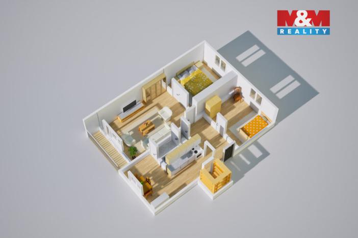 Prodej bytu 3+1, Ústí nad Labem - Neštěmice, Seifertova, 61 m2