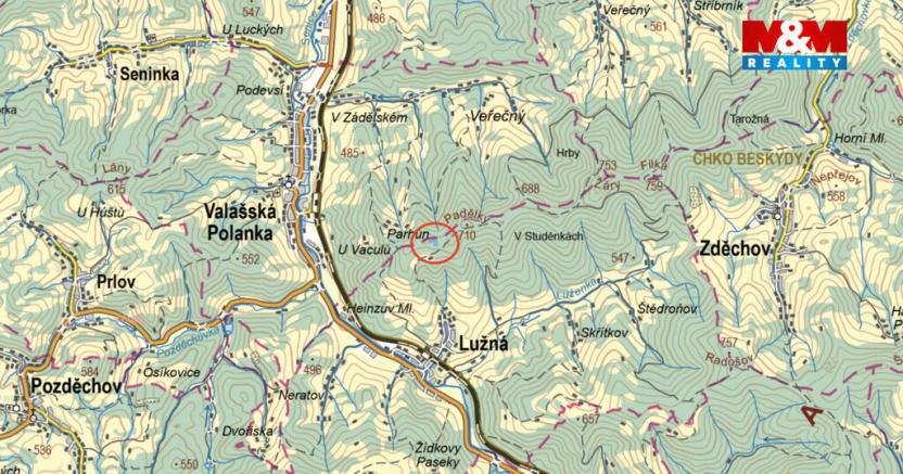 Prodej lesa, Lužná, 5438 m2