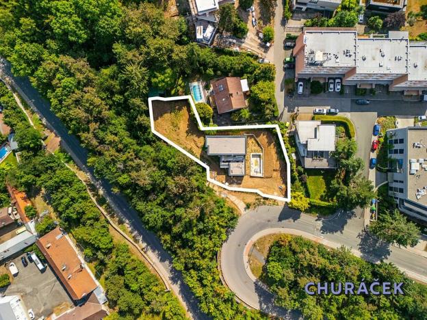 Prodej pozemku pro bydlení, Praha - Velká Chuchle, Na hvězdárně, 1262 m2