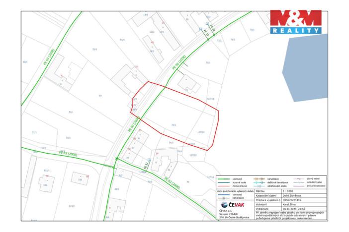 Prodej pozemku pro bydlení, Lišov - Dolní Slověnice, 1522 m2