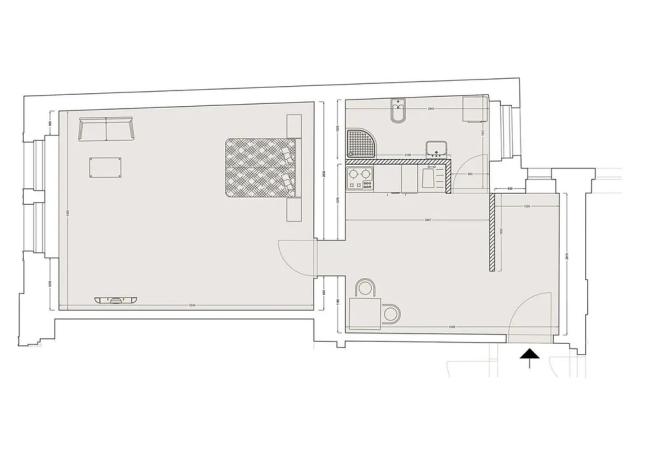 Pronájem bytu 2+kk, Praha - Nové Město, Lípová, 41 m2