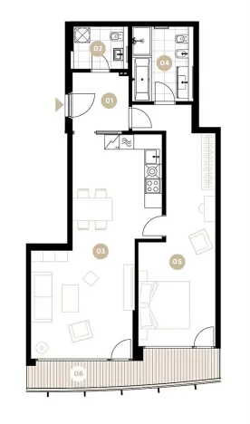 Pronájem bytu 2+kk, Praha - Smíchov, Holečkova, 88 m2