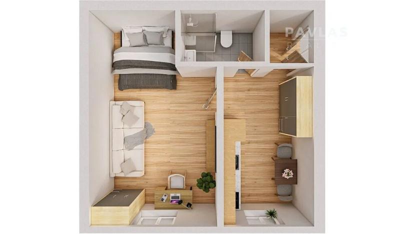 Prodej bytu 1+1, České Budějovice, Lidická tř., 38 m2