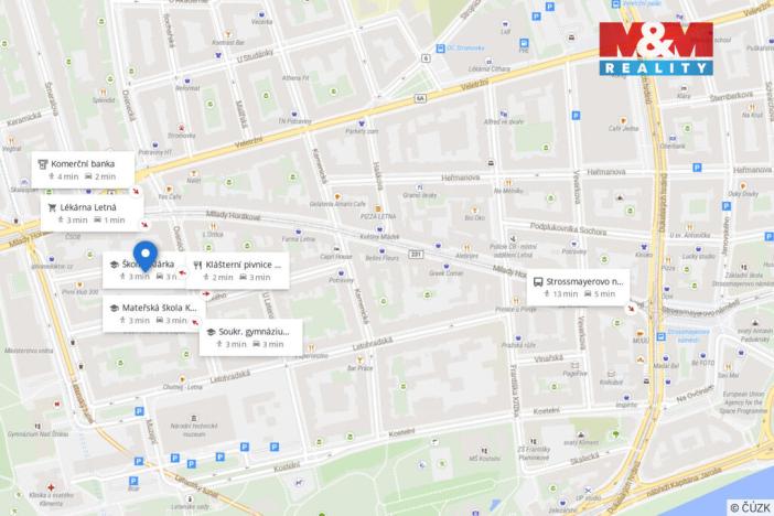 Prodej bytu 2+kk, Praha - Holešovice, Jirečkova, 52 m2