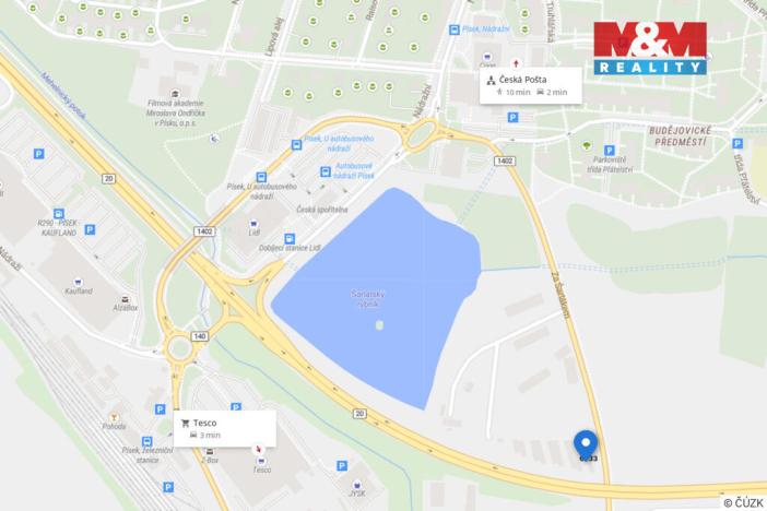 Prodej garáže, Písek, 21 m2