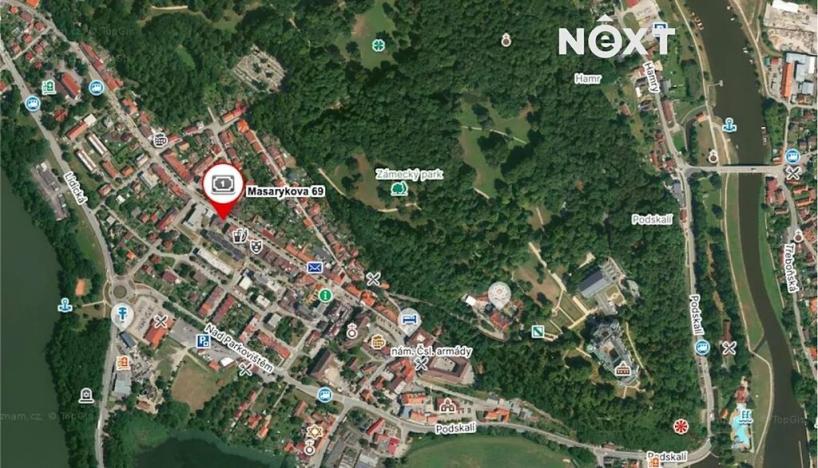 Pronájem kanceláře, Hluboká nad Vltavou, Masarykova, 123 m2