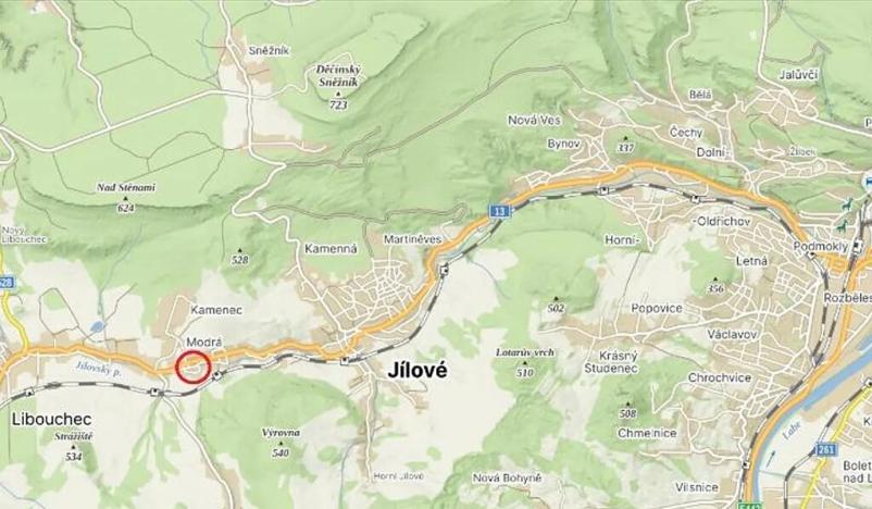 Prodej pozemku, Jílové, 577 m2